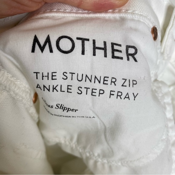 MOTHER Stunner Two Step Fray in Glass Slipper Size 26 - Picture 9 of 10